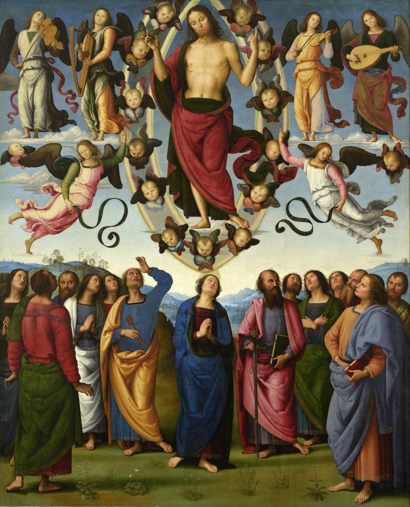 キリストの昇天の絵画を聖書と共に The Ascension of Jesus | 服部州恵 ...