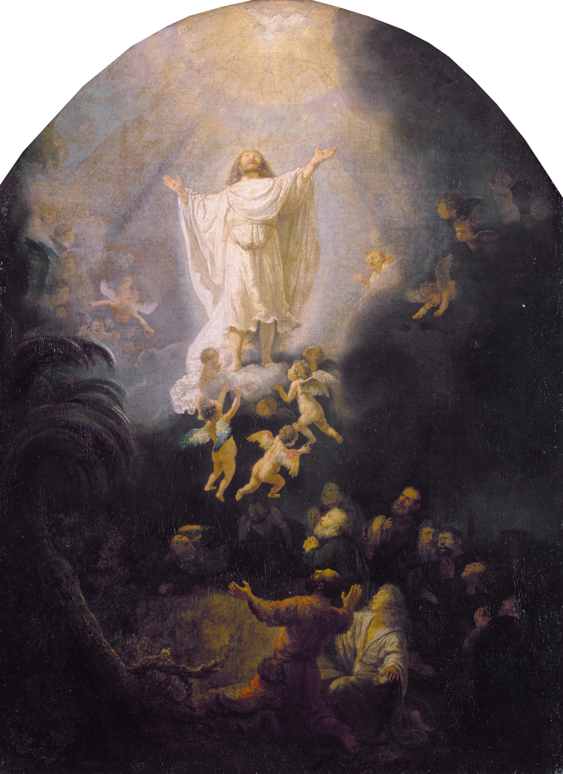 キリストの昇天の絵画を聖書と共に The Ascension Of Jesus 服部州恵 光の色彩を求めて