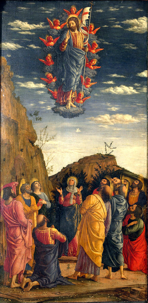 キリストの昇天の絵画を聖書と共に The Ascension of Jesus