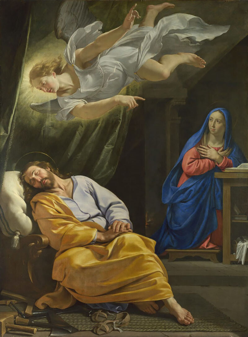 『ヨセフとマリア』受胎告知をめぐる出来事を美しい絵画と聖書個所からまとめました。
